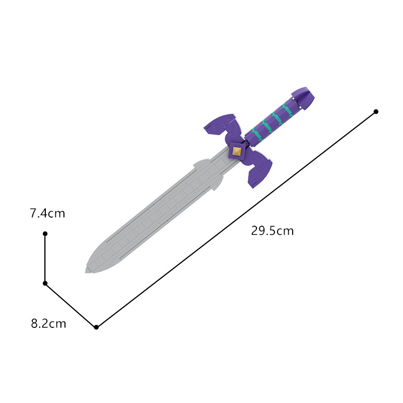 Mô hình lắp ghép - Buildmoc - Master Sword 2 mo hinh lap ghep buildmoc master sword 02